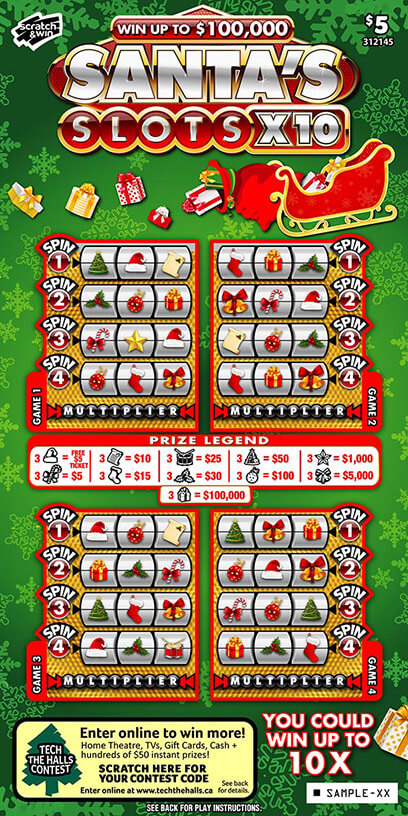 $5 Santas Slots