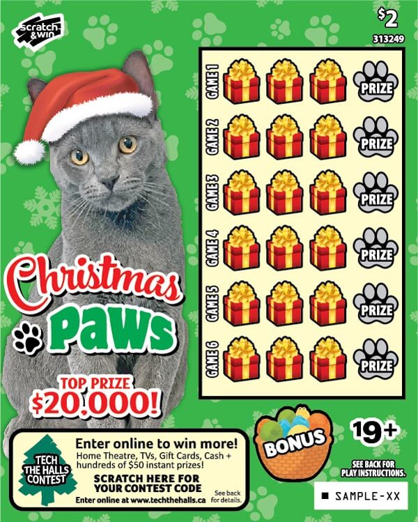 $2 Christmas Paws