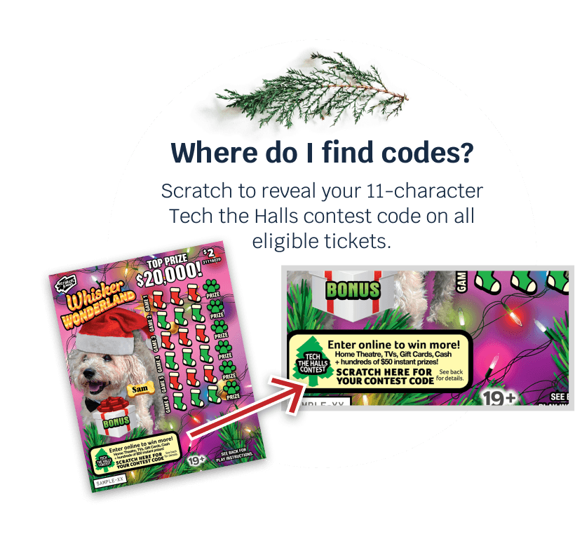 Ticket code location